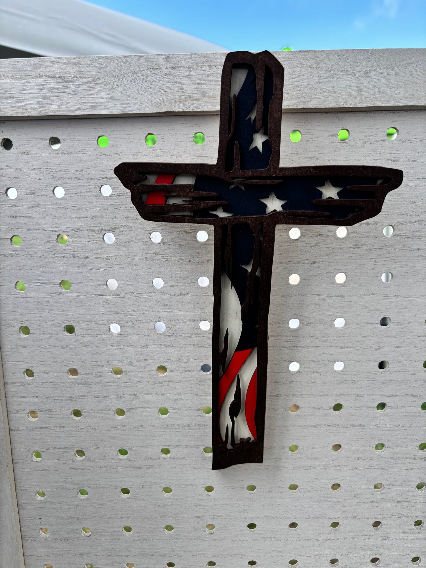 Flag cross