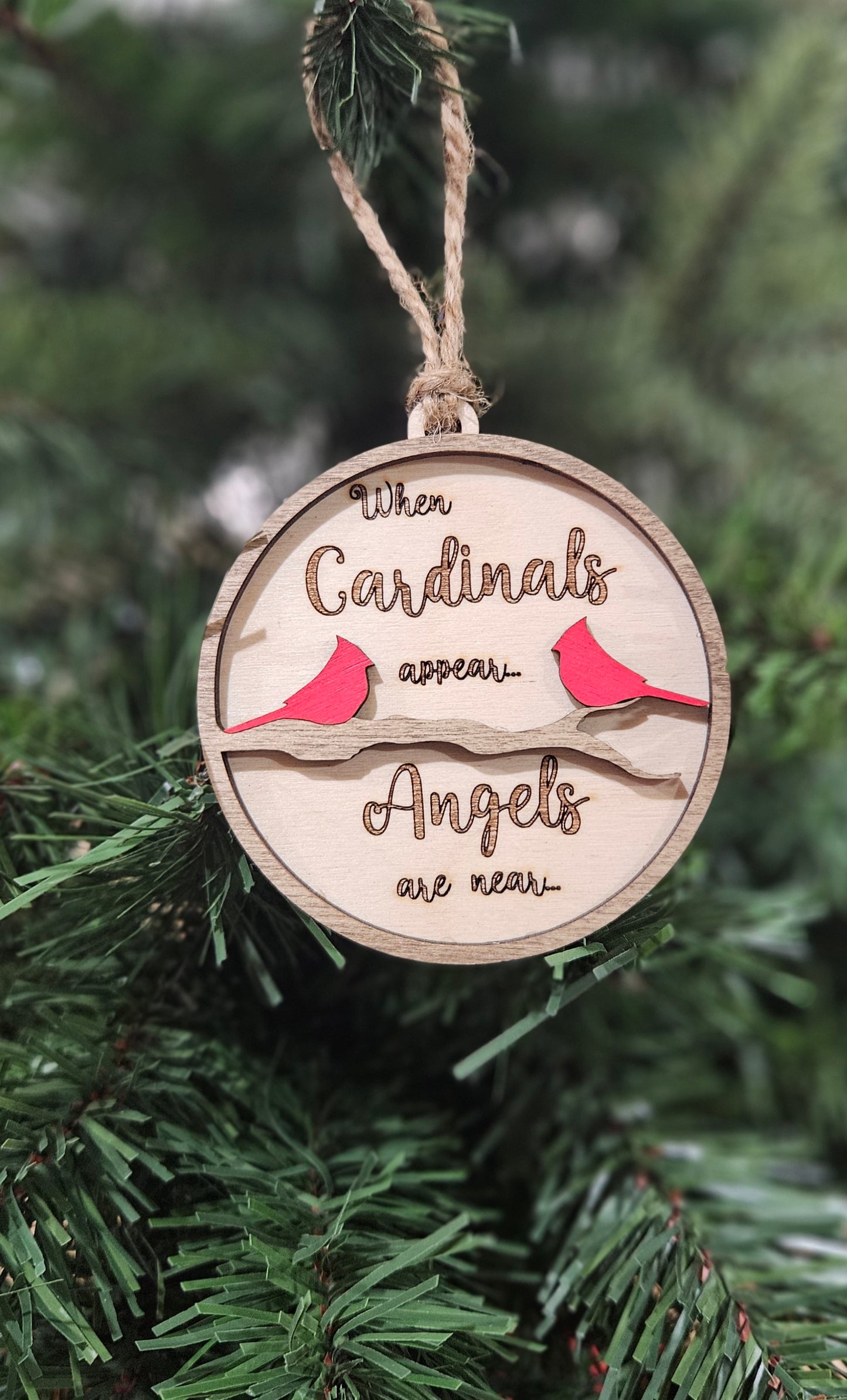 When Cardinals Appear ornament