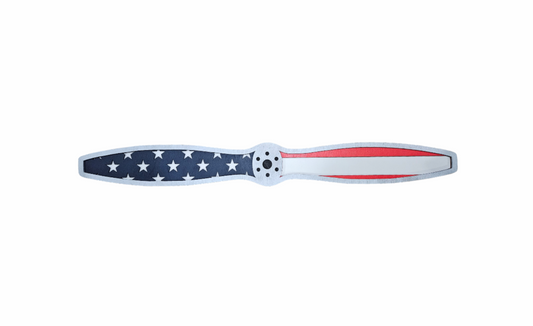 Airplane Propeller American Flag