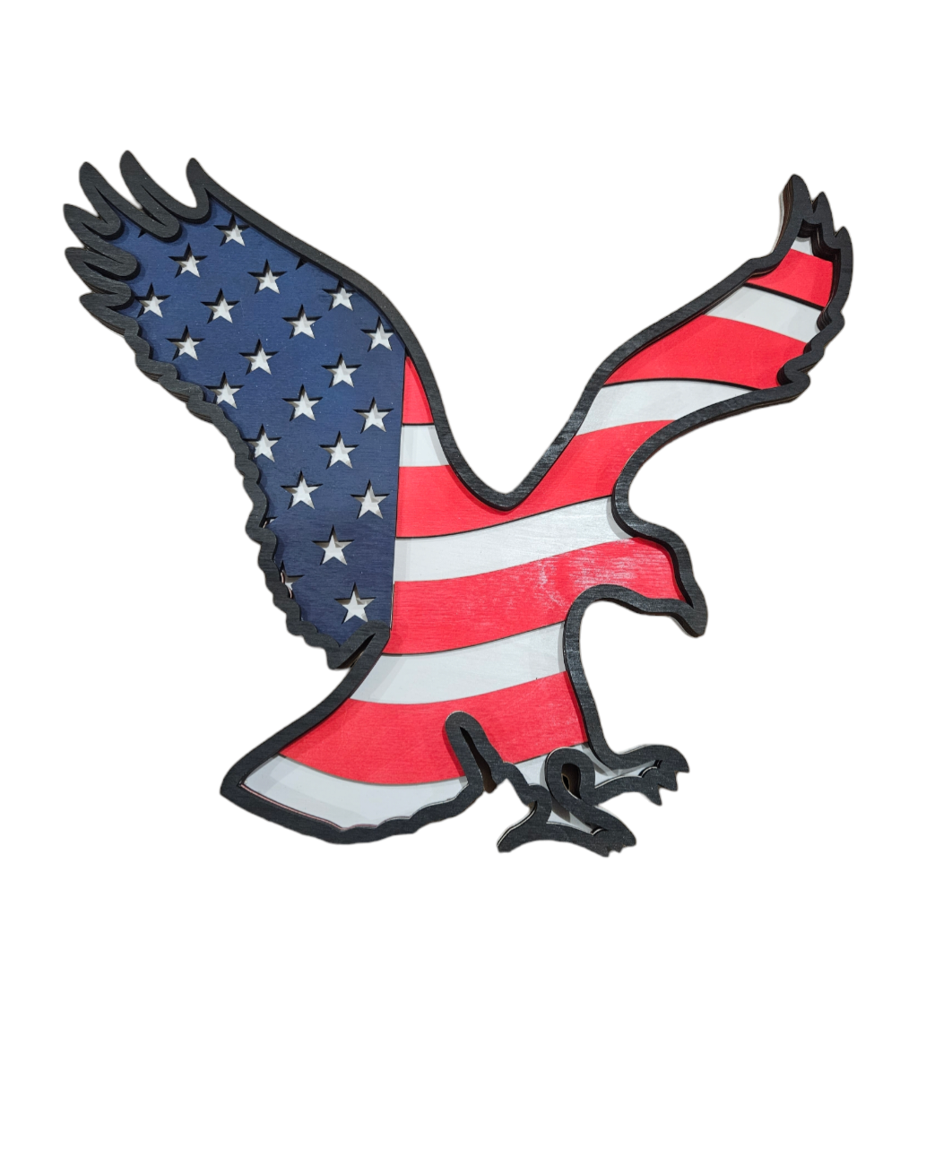 American Flag Eagle wall art