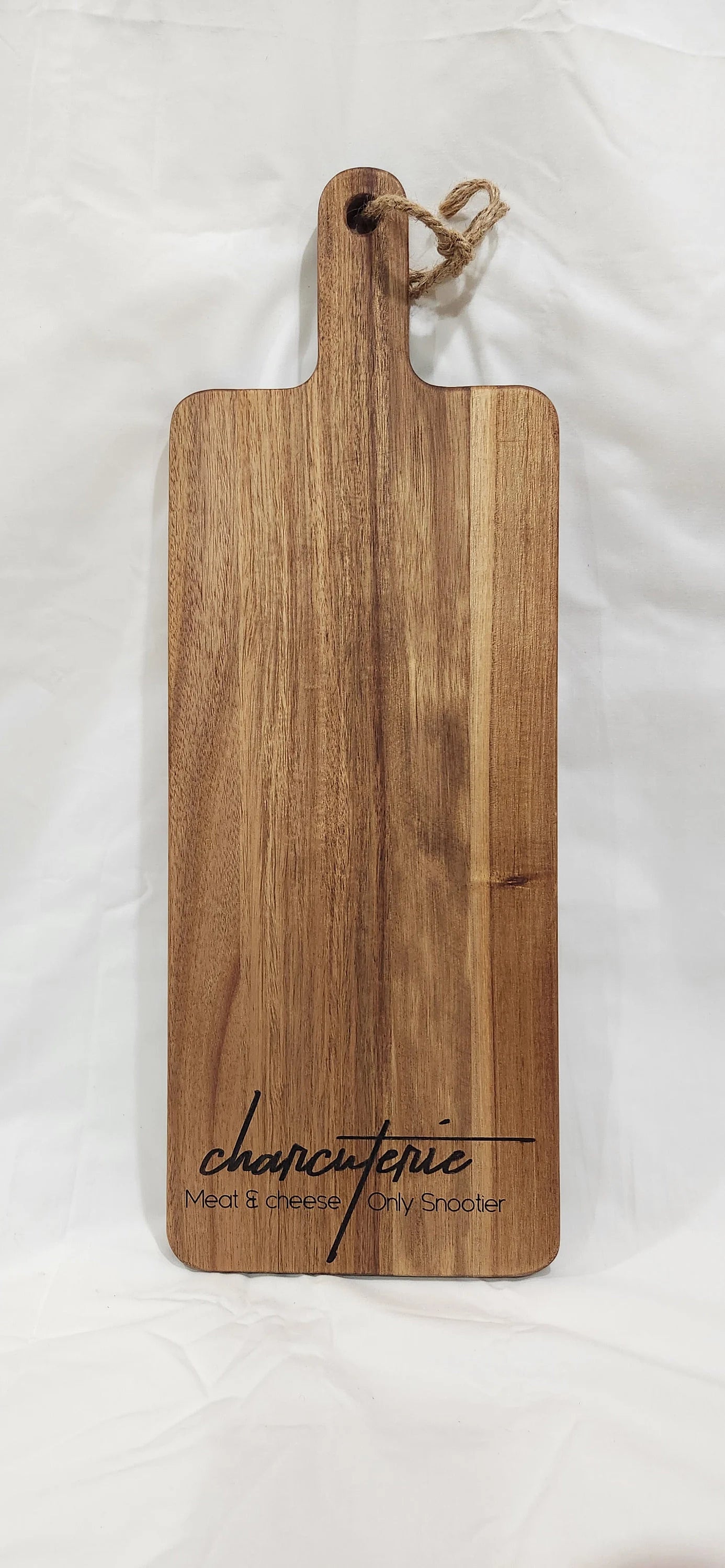 Engraved Acacia Charcuterie board